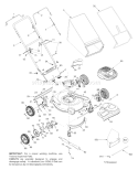 Page A Diagram and Parts List for 12A-445D701 2004 Yard Man Lawn Mower